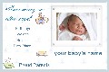 Family photo templates Baby Birth Announcement